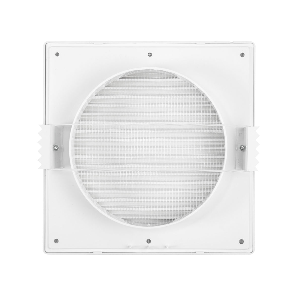 Through Wall Ventilation Kit DL0163 Louvre Vent with Brown External Vent