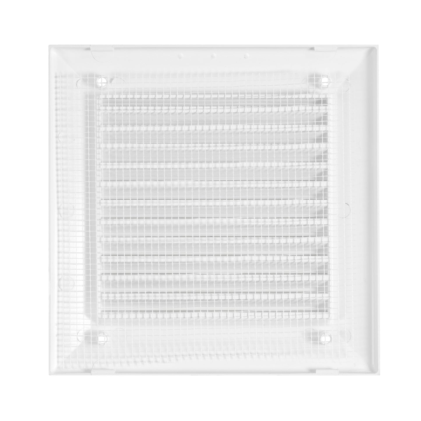 Louvre Vent White Duo Smart 135 fi 100mm With Fly Mesh
