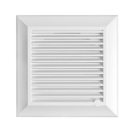 Louvre Vent White Duo Smart 165 fi 150mm With Fly Mesh