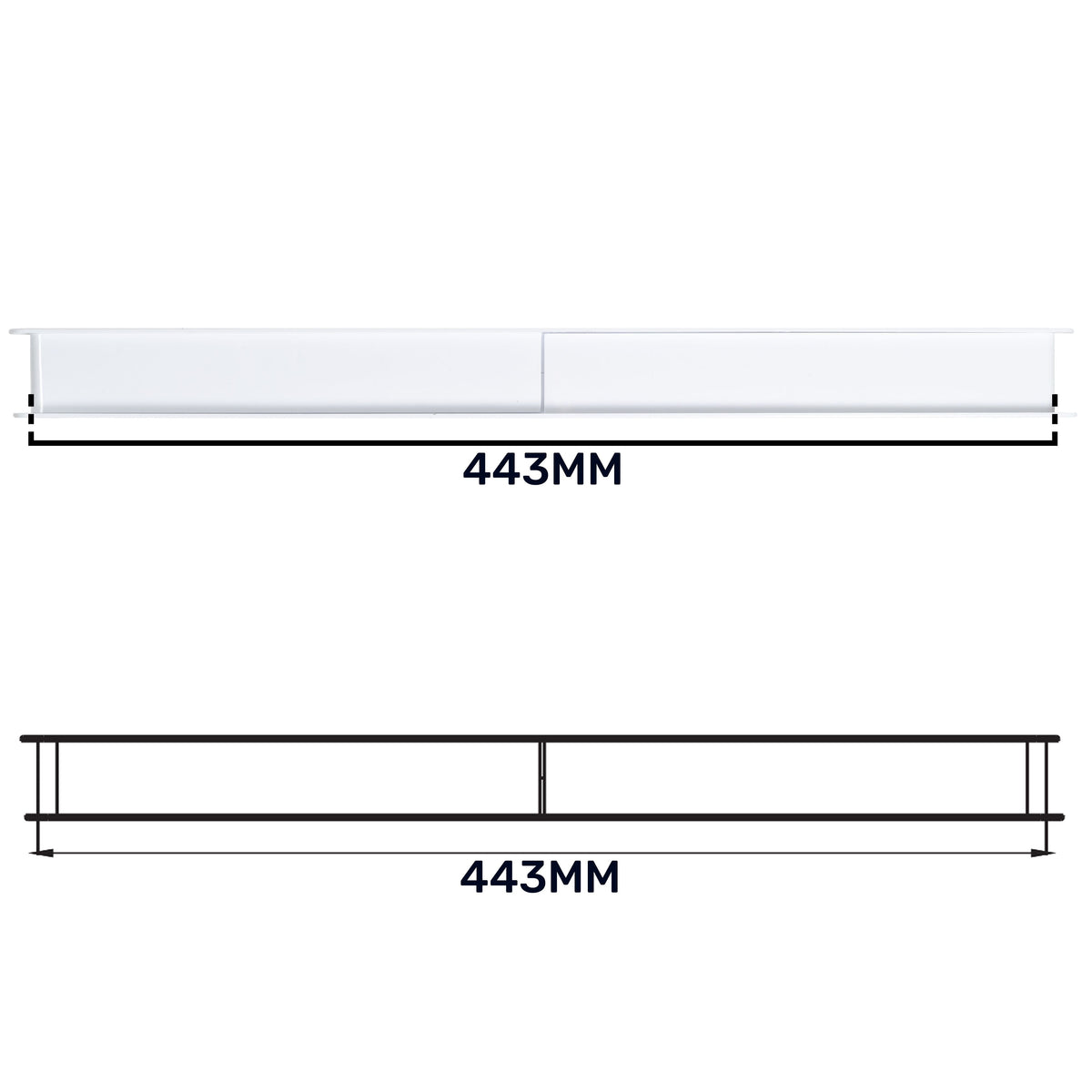 Door Louvre Vent KD 90mm—445mm