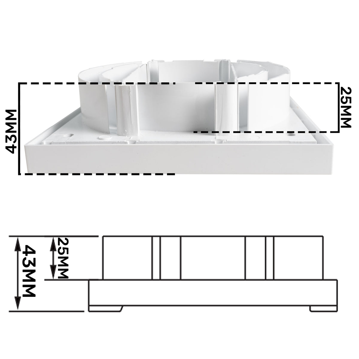 Louvre Vent KR100/125