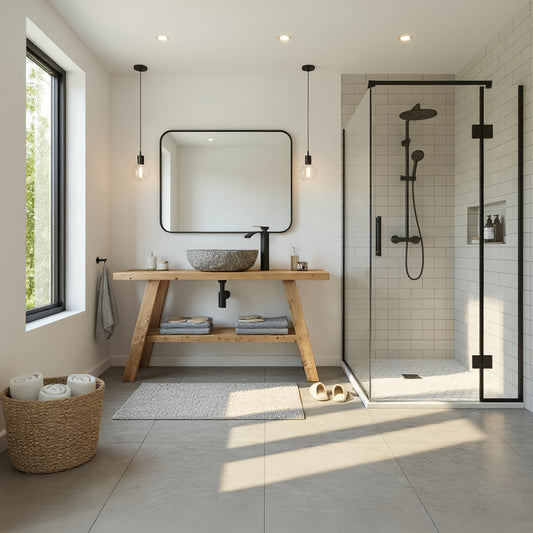 VERA Wooden Vanity and Shelf Storage | Tribe Joinery