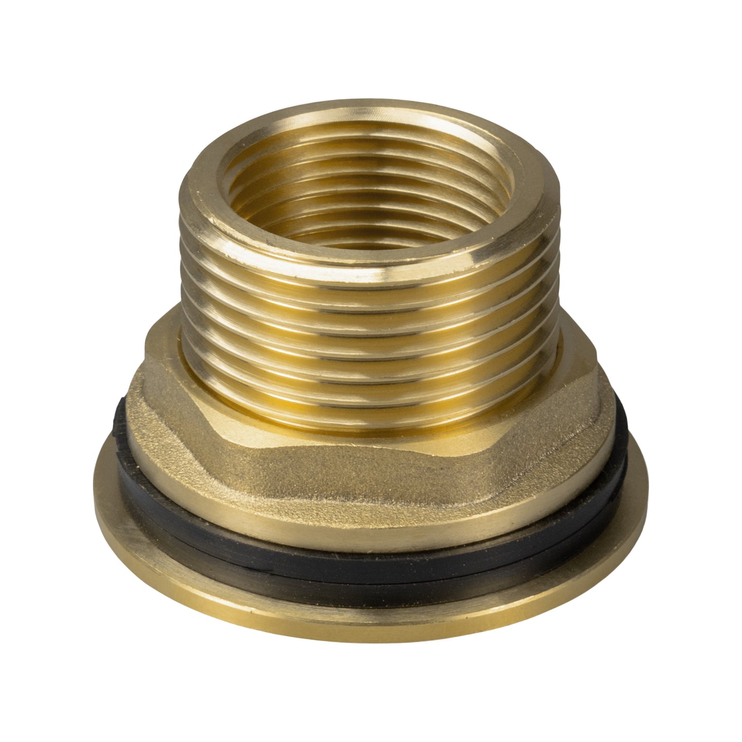 Water Butt Brass Kit 3/4" with Lever Tap Hose Barb and Lever Lock and Drill Bit