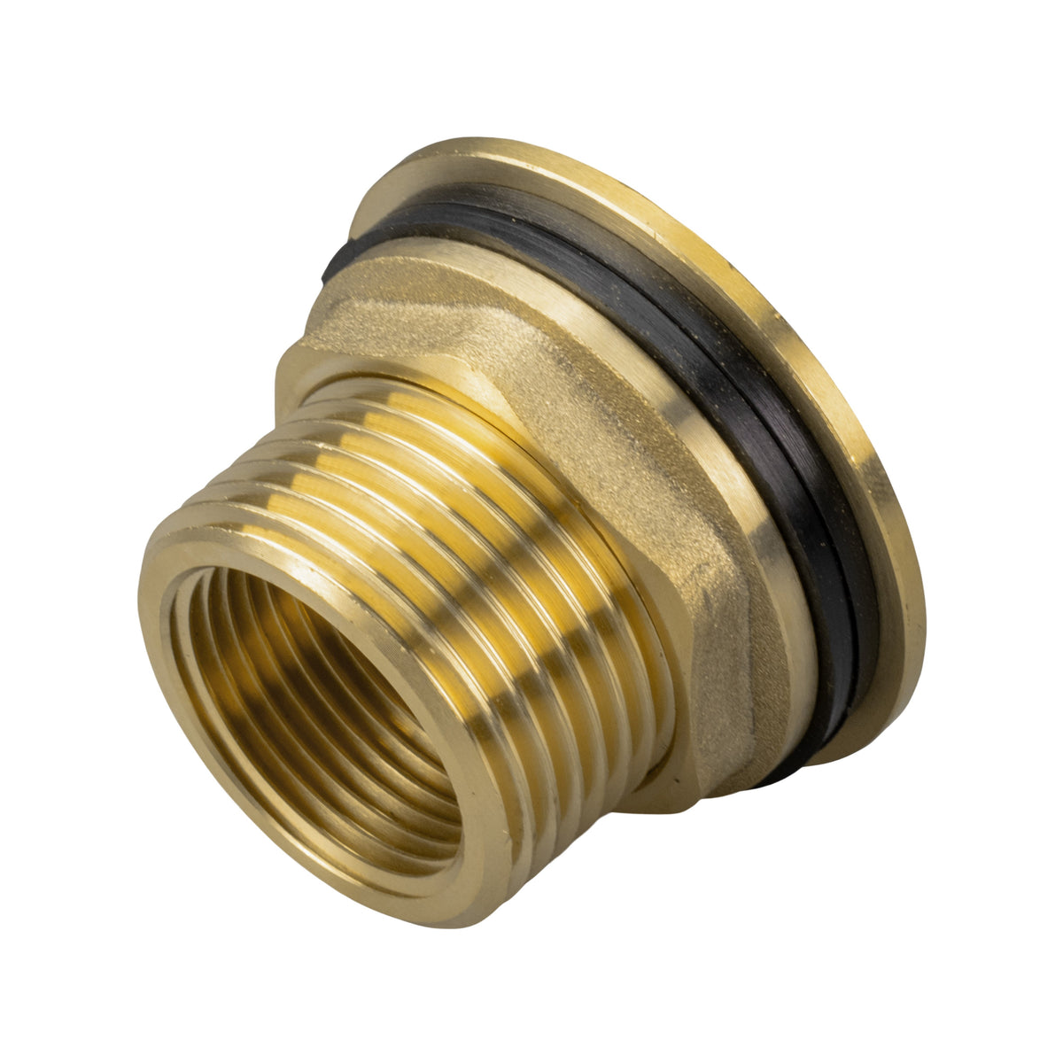 Water Butt Brass 1" BSP Male - 3/4" BSP Female