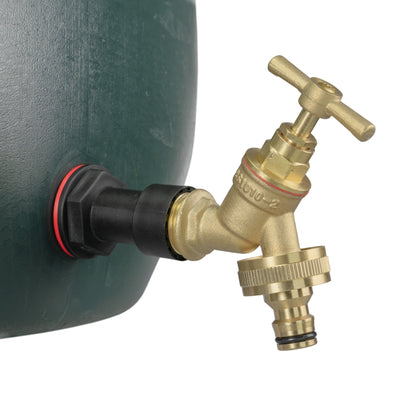Water Butt Extension Kit 1/2" with Brass Quick Connect Tap