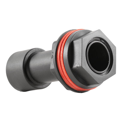 Water Butt Extension Kit 1/2" with Extended Brass Chrome Tap 1/2" Barb