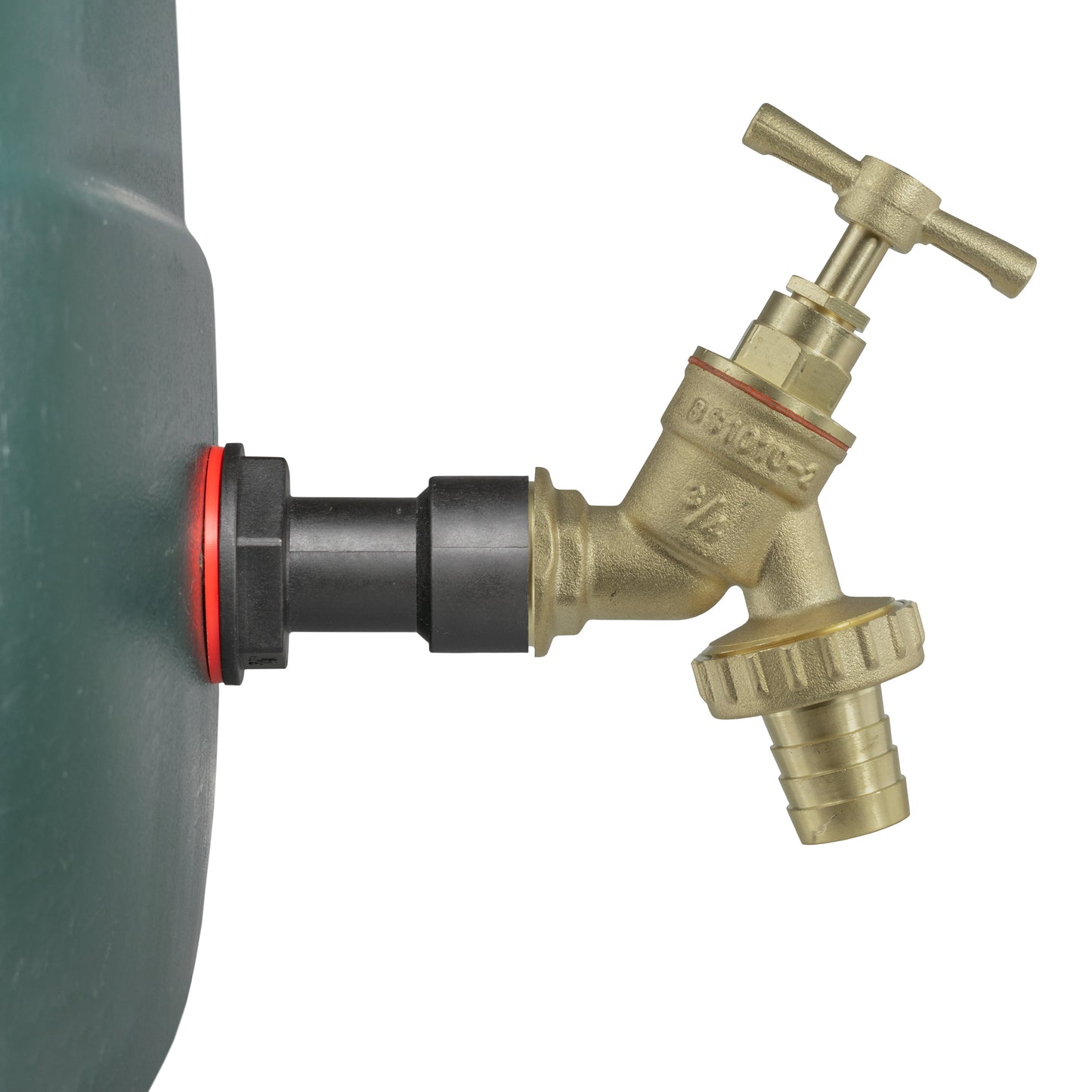 Water Butt Extension Kit 3/4" with Brass Barbed Tap and Drill Bit