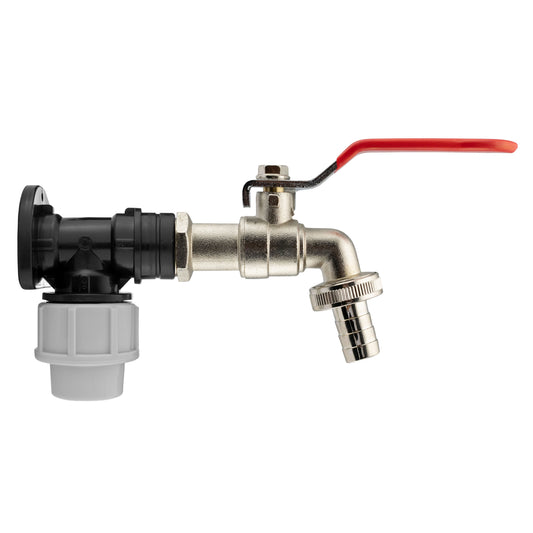 Wall Flange Kit 20mm MDPE - Lever Tap 1/2"