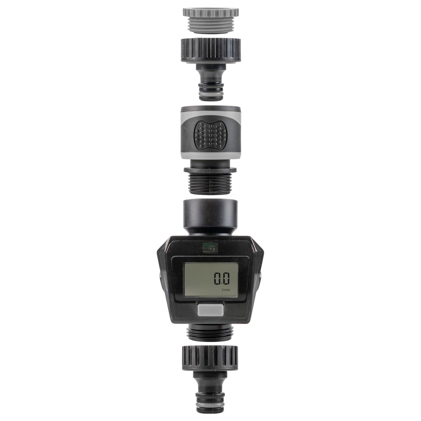 Water Flow Meter Gray