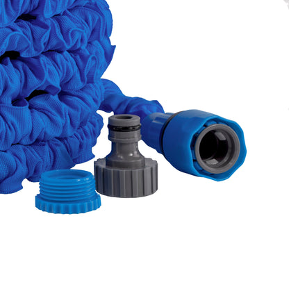 Expanding Trick Hose 15m - 45m Blue