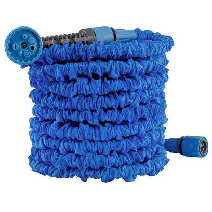 Expanding Trick Hose 15m - 45m Blue