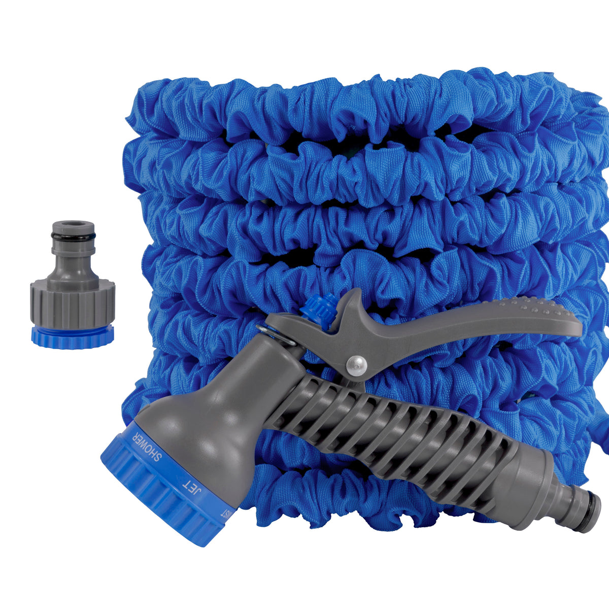 Expanding Trick Hose 10m - 30m Blue