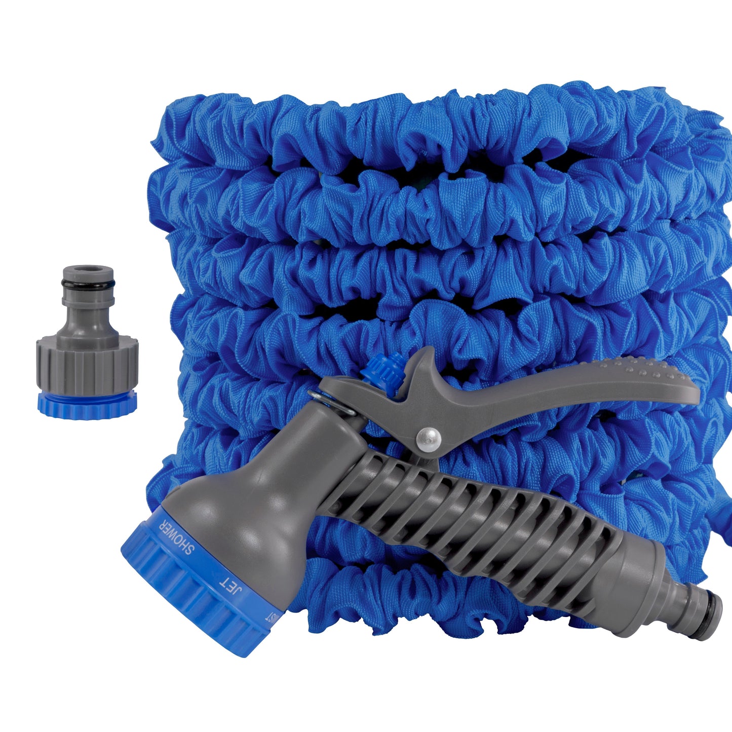 Expanding Trick Hose 15m - 45m Blue