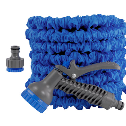 Expanding Trick Hose 15m - 45m Blue
