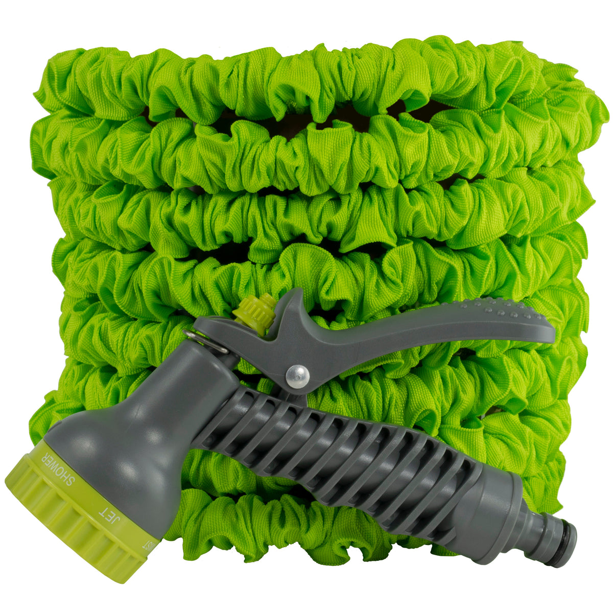 Expanding Trick Hose 7.5m - 22m Lime