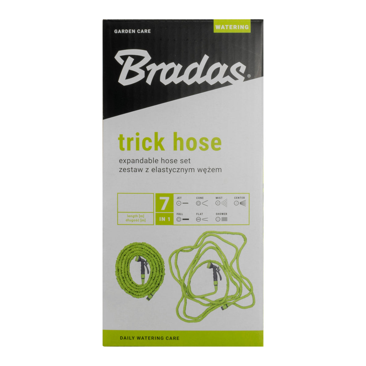 Expanding Trick Hose 7.5m - 22m Lime