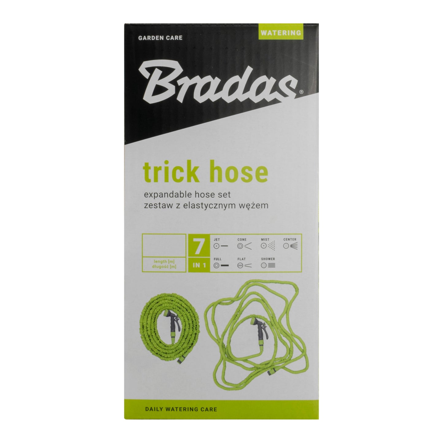 Expanding Trick Hose 15m - 45m Lime