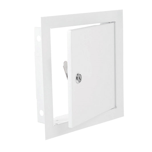Access Panel Door Metal With Lock, White 150mm x 200mm