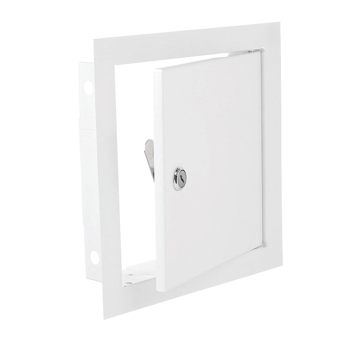 Access Panel Door Metal With Lock, White 300mm x 300mm