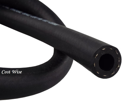 Rubber 22mm Braided Fuel, Oil Hose SAE J30 R6