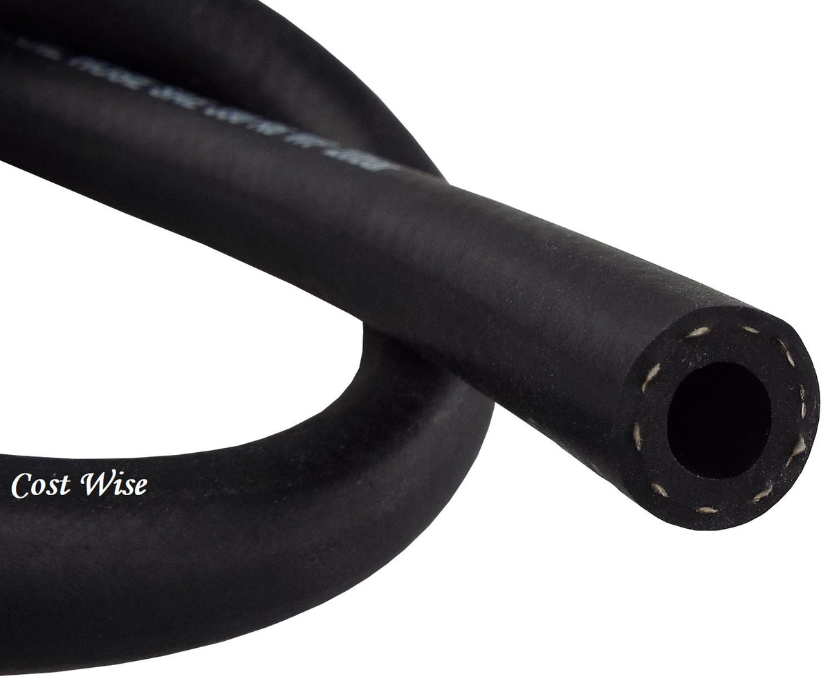 Rubber 10mm Braided Fuel, Oil Hose SAE J30 R6