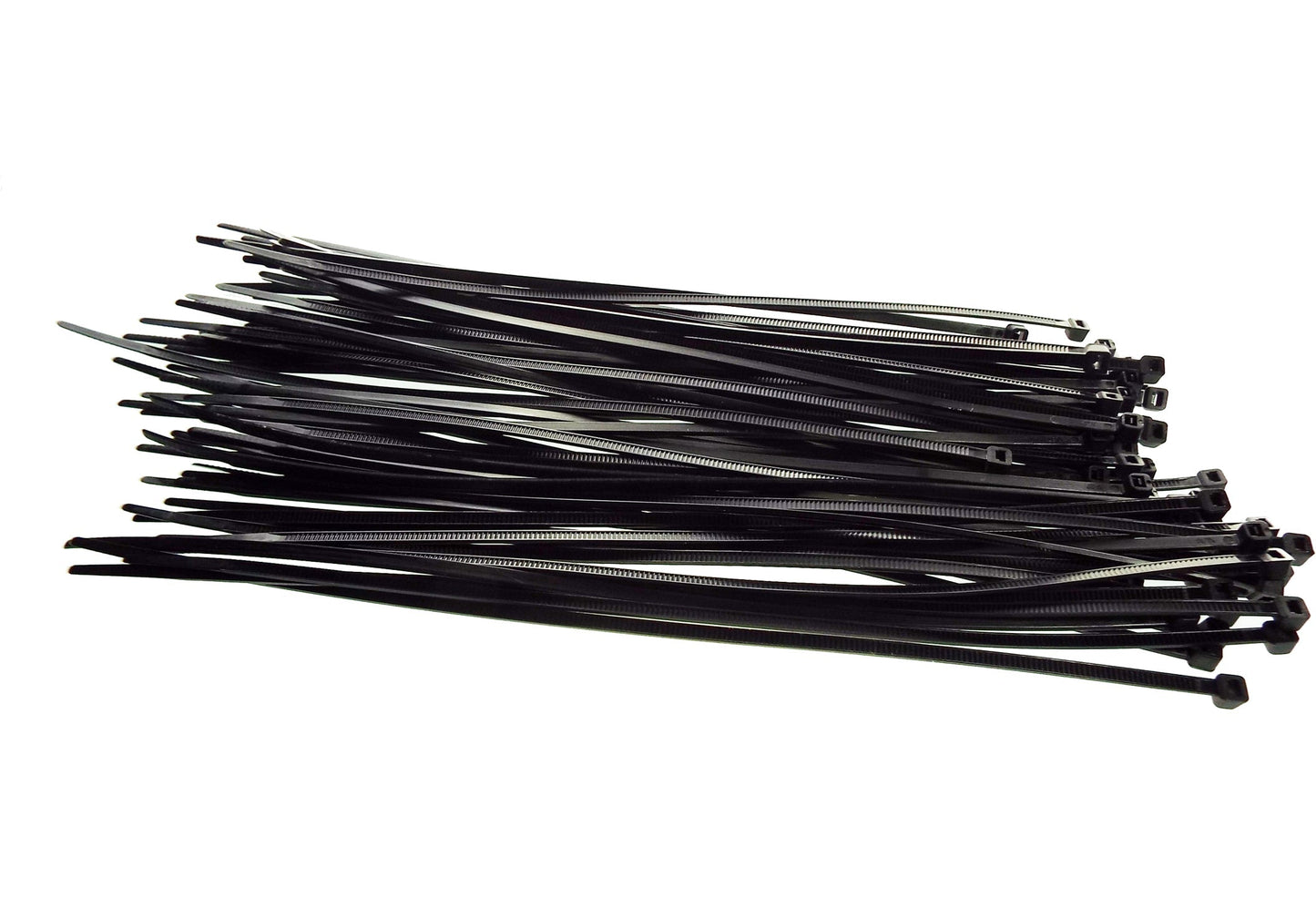 100 Cable Ties (4.8mm x 300mm) Black