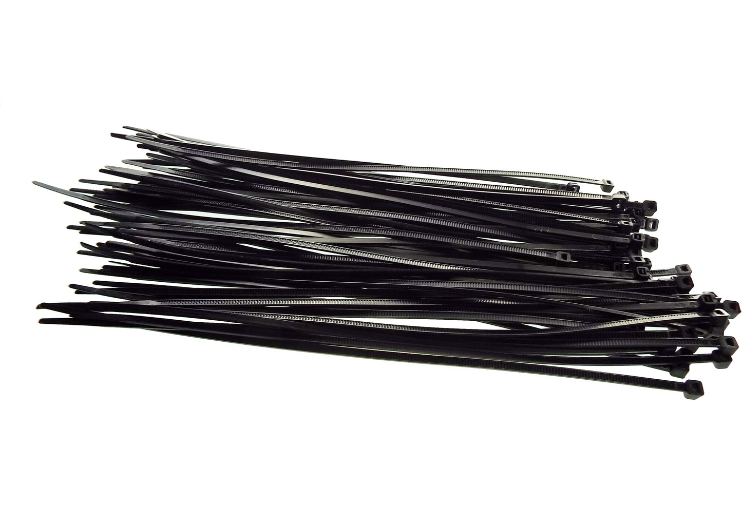 100 Cable Ties (3.6mm x 200mm) Black