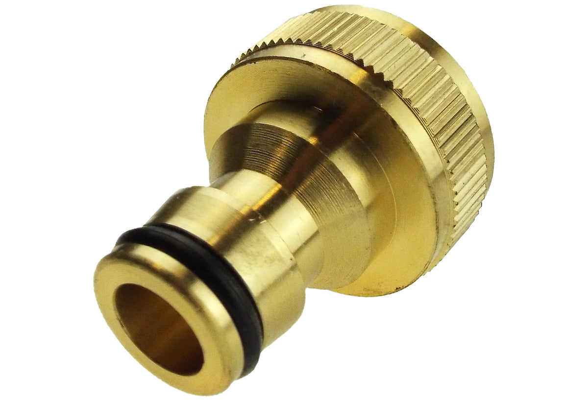 Tap Connector Snap-On Male - 1" BSPF Brass