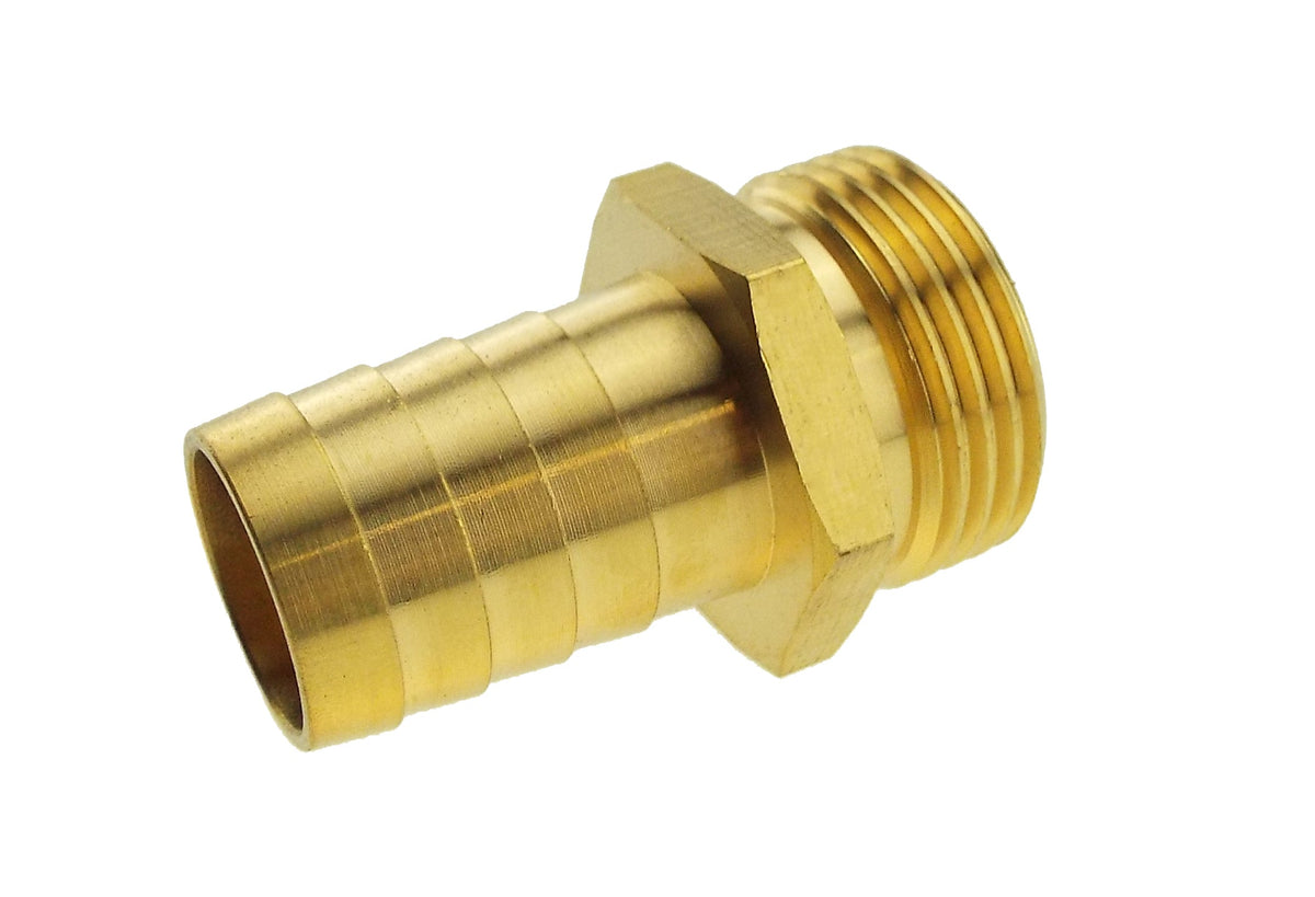 Brass Straight Joiner 13mm - 1/2" BSPM