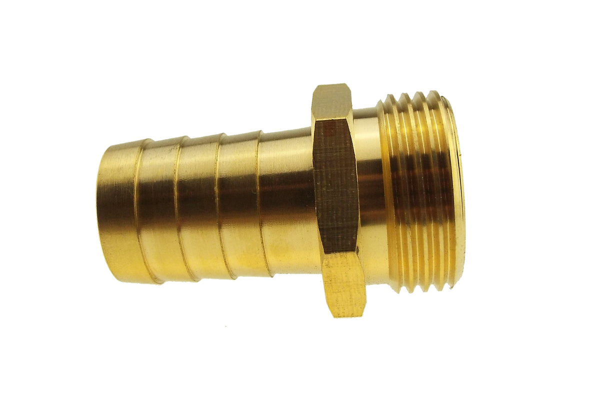 Brass Straight Joiner 13mm - 1/2" BSPM