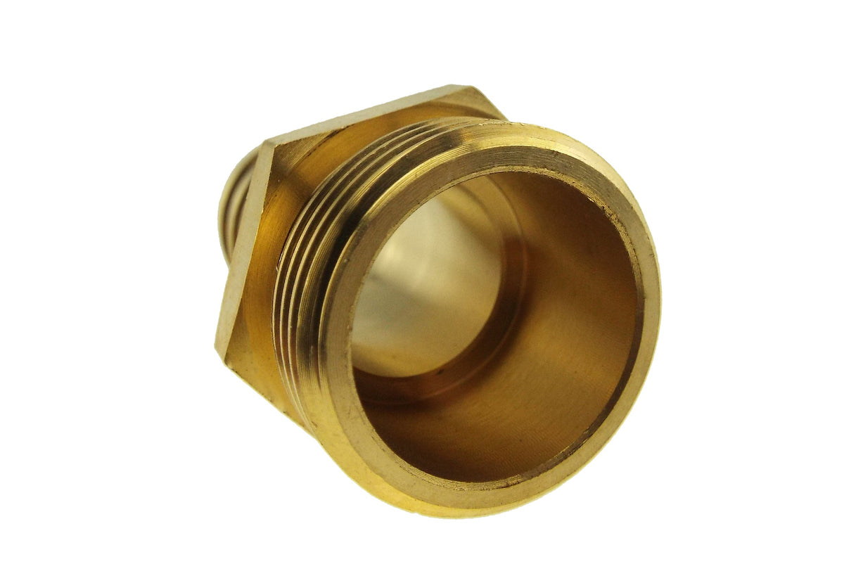 Brass Straight Joiner 13mm - 1/2" BSPM