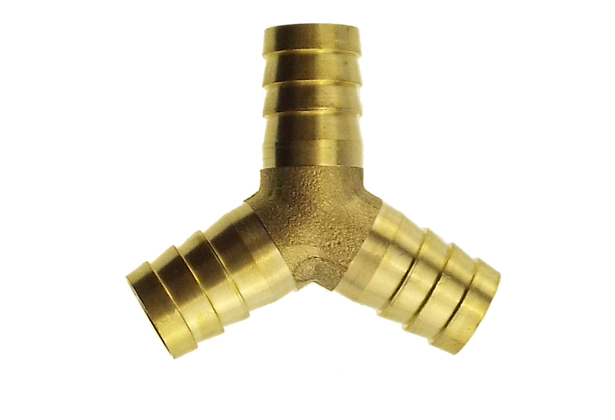 Brass Tee Y Connector 6mm