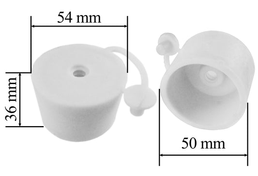Demijohn Rubber Bung KZ 54 With Cap