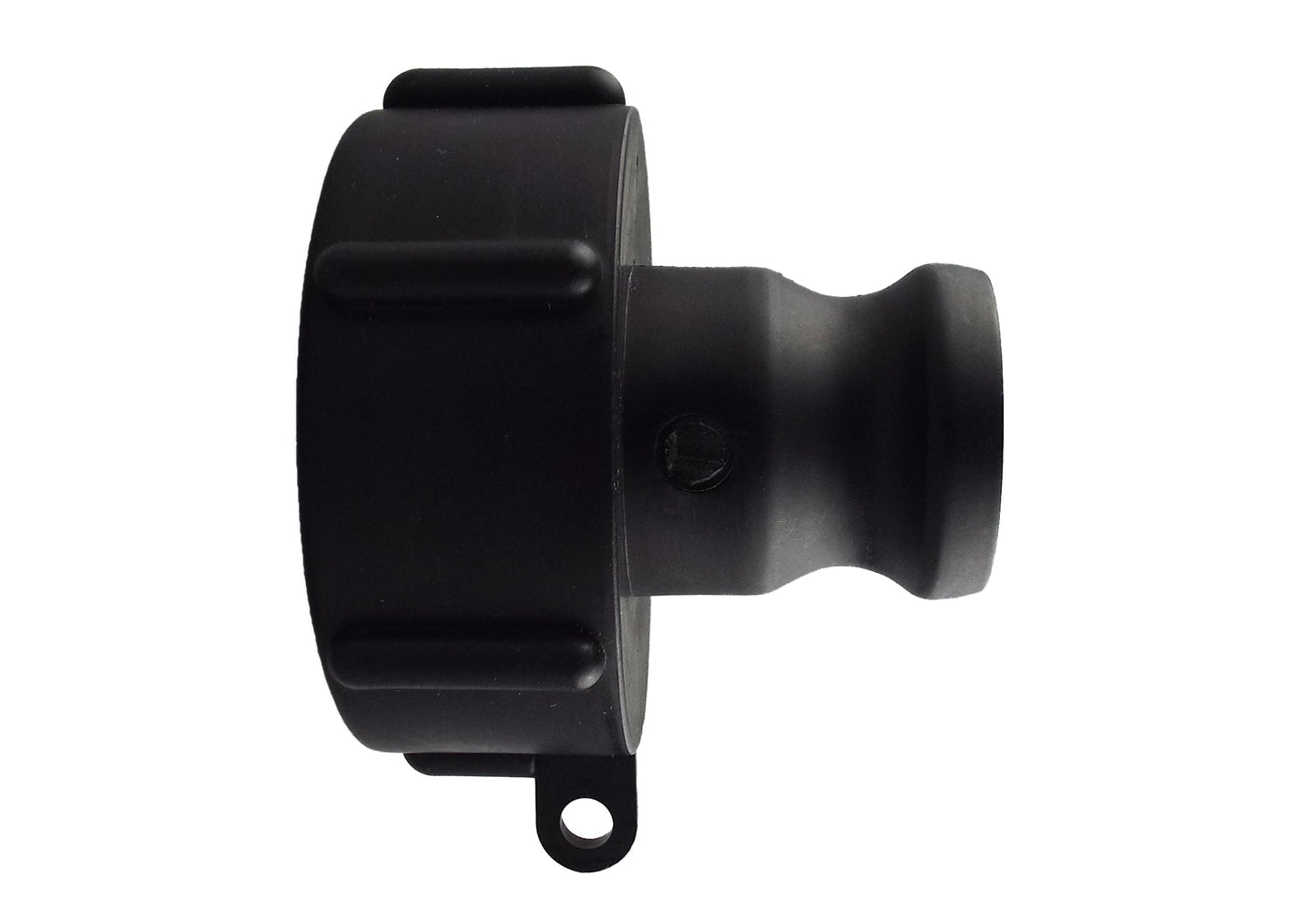 IBC 2” S60X6 Valve with IBC S60X6 - 1” Camlock Fitting and 1” Type C Camlock