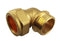 Brass Compression Elbow 28mm - 1" BSPM