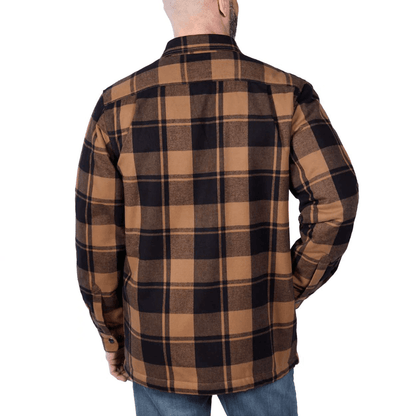 Carhartt 105939 Relaxed Fit Heavyweight Flannel Sherpa-Lined Shirt Jac