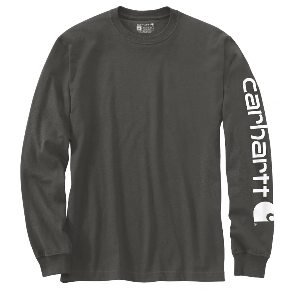 Carhartt EK231 Relaxed Fit Heavyweight Long Sleeve Graphic T-Shirt Top