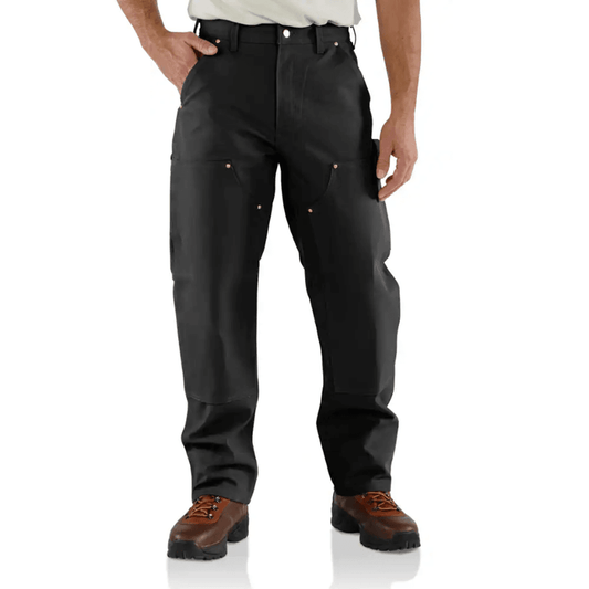 Carhartt B01 Loose Fit Firm Duck Double-Front Utility Work Pant Black Waist 36, Leg 34