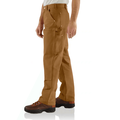 Carhartt B01 Loose Fit Firm Duck Double-Front Utility Work Pant Carhartt Brown,38" Waist 32" Leg