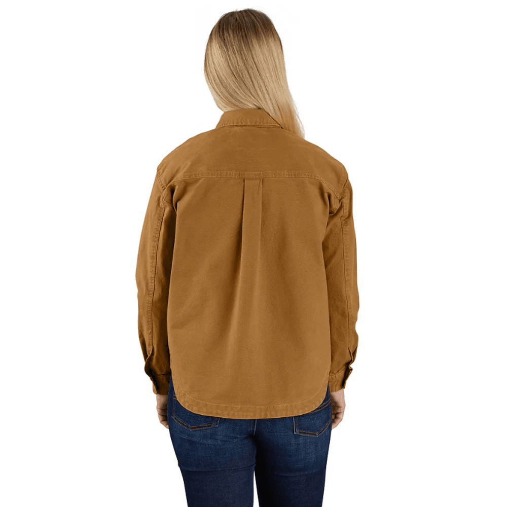 Carhartt Women's 106621 Rugged Flex Loose Fit Heavyweight Duck Overshirt