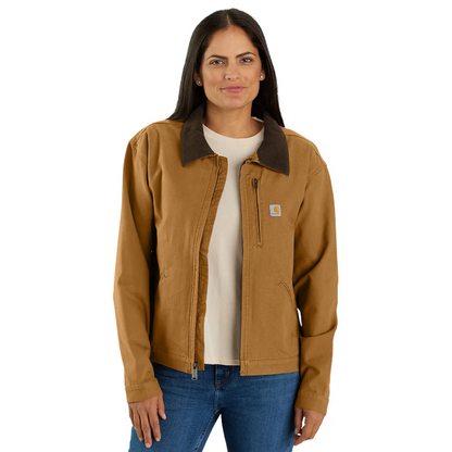 Carhartt 106208 Women's Rugged Flex Relaxed Fit Canvas Detroit Jacket