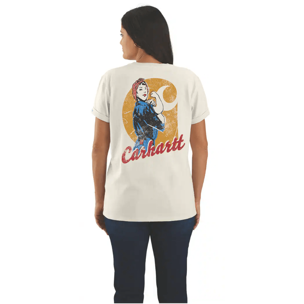 Carhartt Women's 106903 Loose Fit Heavyweight Short-Sleeve Love Of Labor Graphic T-Shirt
