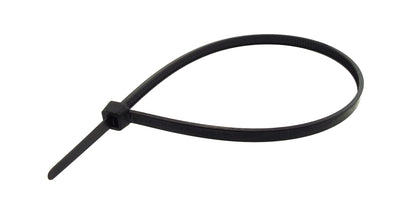 100 Cable Ties (4.8mm x 300mm) Black