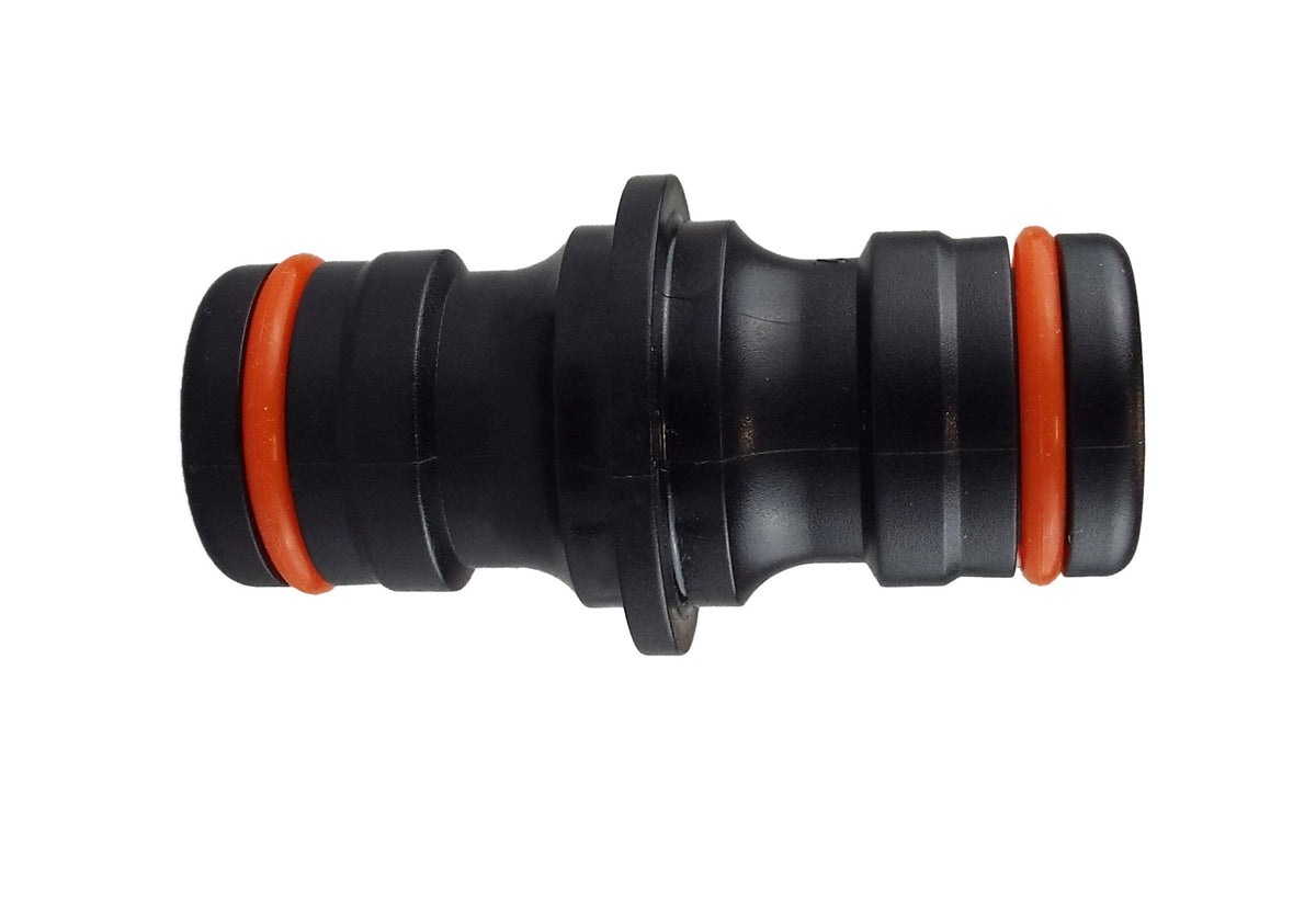 Two Way Connector Male - Max Flo Black/Orange
