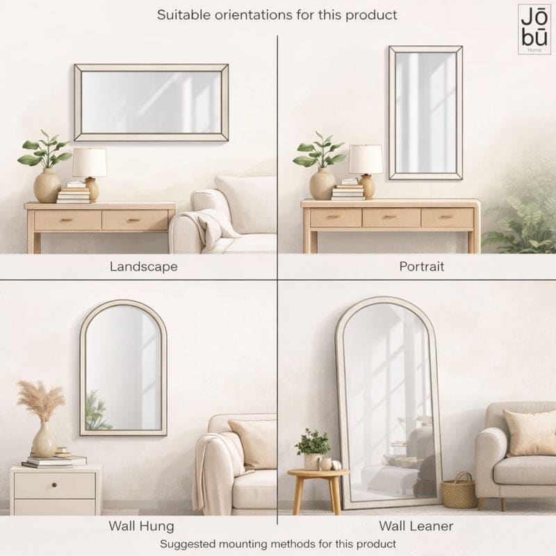 Emi - Gold Metal Runway Oval Mirror - 120cm x 40cm