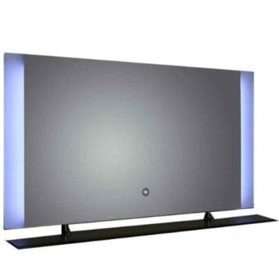 Westbury Rectangular Mirror with LED Side Lights, Demister and Shelf Kit