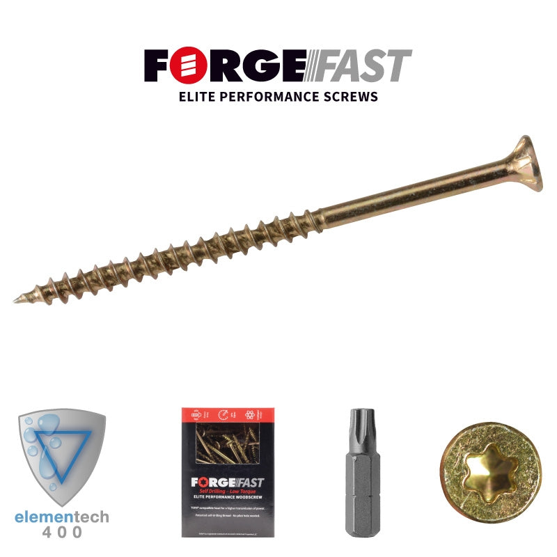 ForgeFast Torx Comp ZY 3.5x50mm Self-Drilling Wood Screws – Profession ...