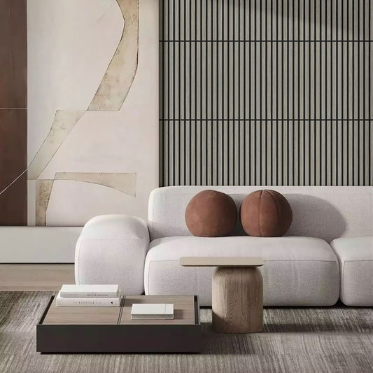 Grey Oak Acoustic Wall Panels Pack of 4
