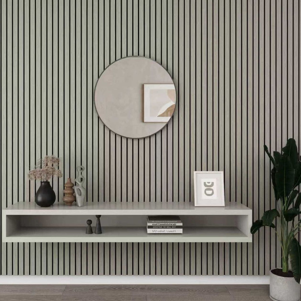 Grey Oak Acoustic Wall Panels