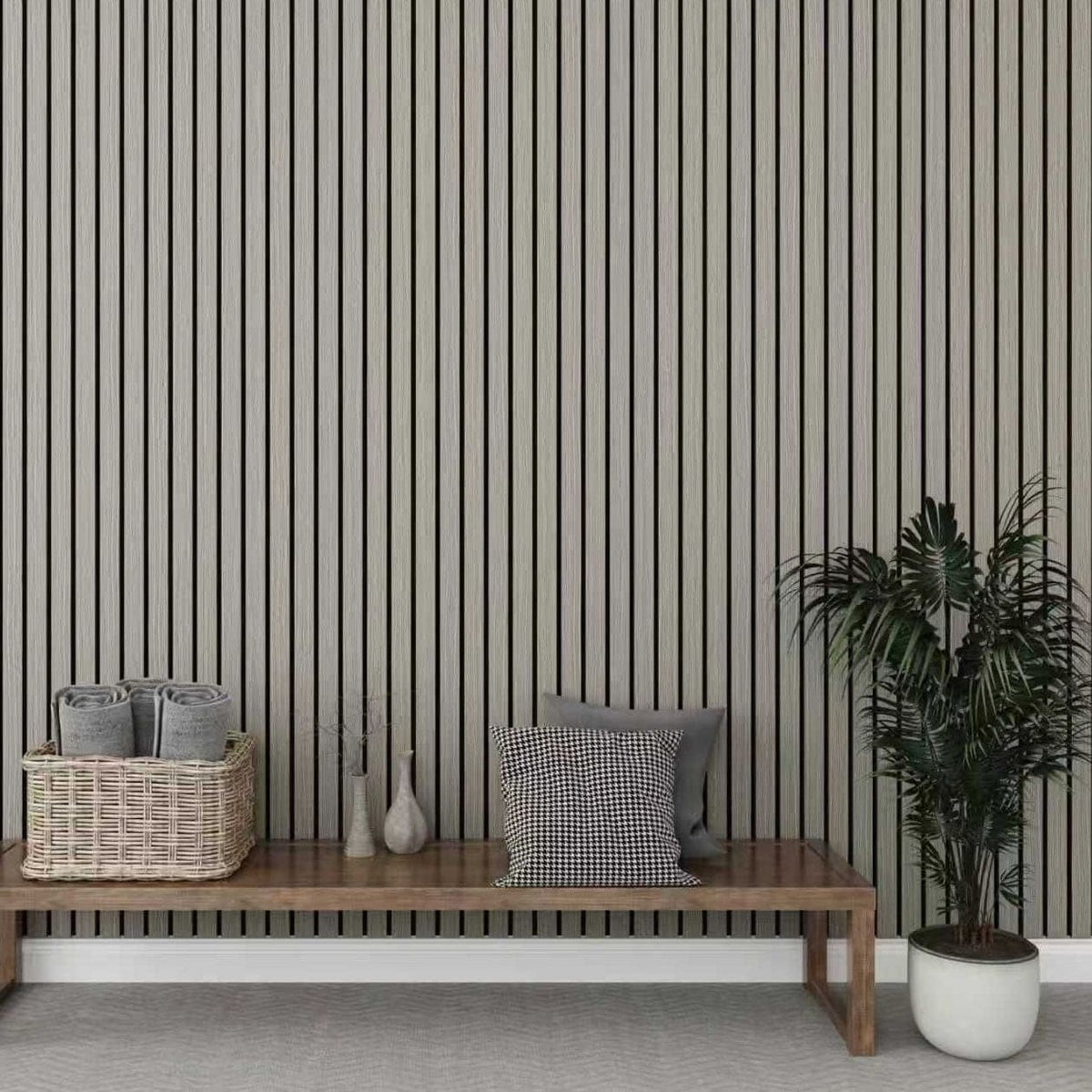 Grey Oak Acoustic Wall Panels